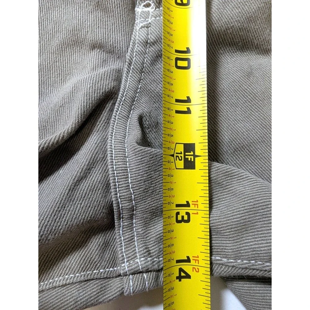 VTG 80s Banana Republic Safari Denim Shorts Mens 38 Button Fly Made in USA Jorts